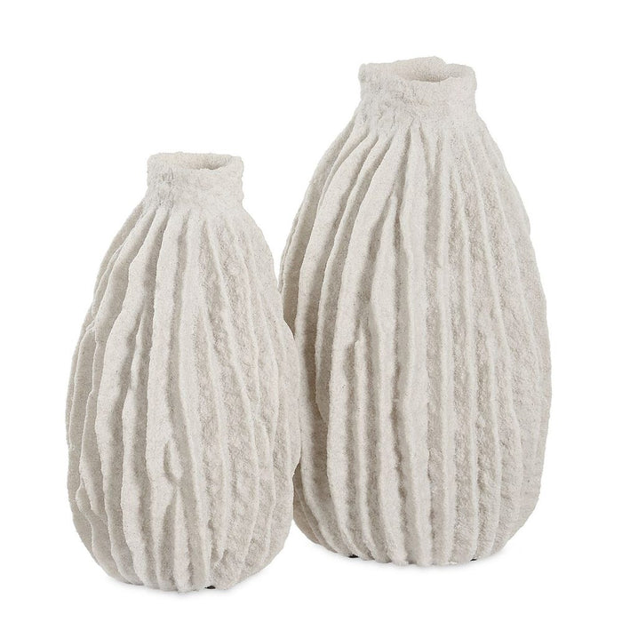 Ivory Ridge Vases, 2 Sizes