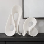 Silent Wave Indoor-Outdoor Sculptures, S/2