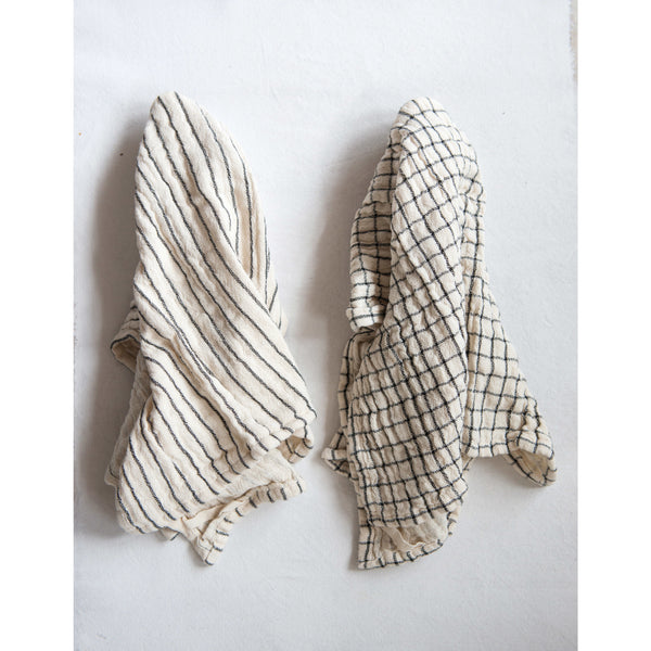Cotton Tea Towel, Checked