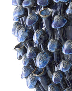 Manitapi Medium Blue Vase, 11.5"H x 11.5"Dia
