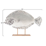Magnesia Halibut Fish on Metal Stand