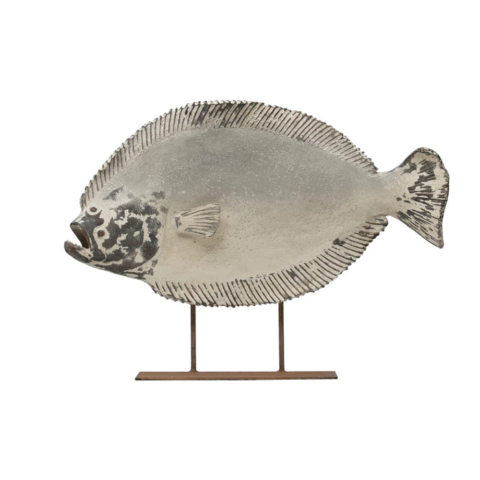 Magnesia Halibut Fish on Metal Stand