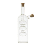 Glass Oil and Vinegar Cruet with Cork Stoppers