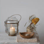 Teak Wood Bowls with Handles, 3 Sizes
