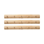 Paulownia Wood Wall Hooks with 5 Hooks