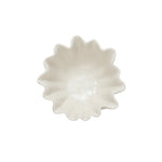 Stoneware Fluted Bowl, White, Small