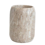 Marble Bottle Holder/Crock, Buff Color