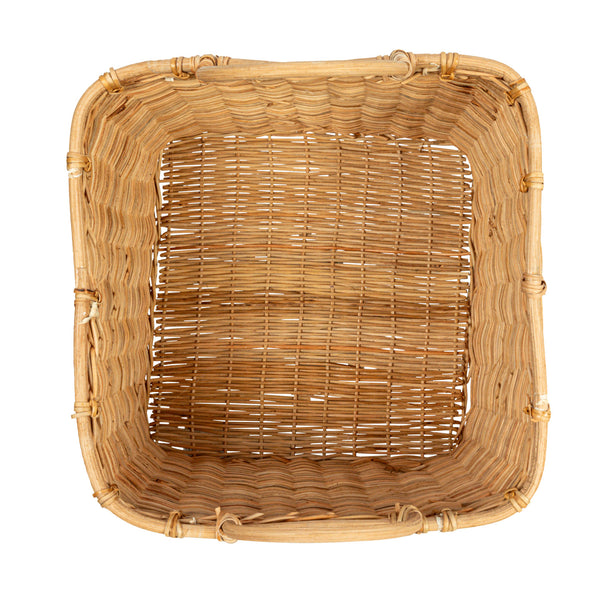 Rattan Baskets with Handles, 3 Sizes