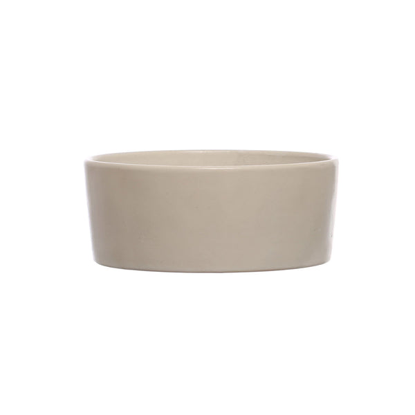 Debossed Stoneware Pet Bowl w/ Paw Print