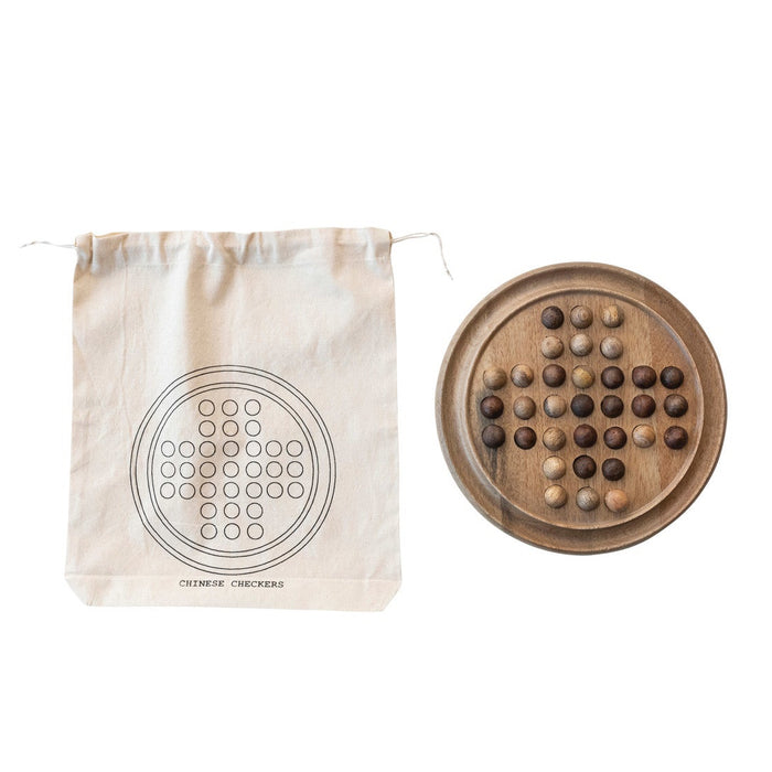 Mango Wood Chinese Checkers