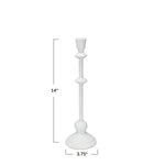 Metal Taper Holder, Sand Finish, 14"