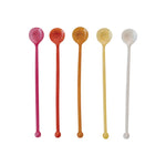 Resin Cocktail Spoons, 5 Colours