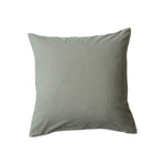 Hand-Woven Cotton Pillow, Pink Checks, 20" x 20"