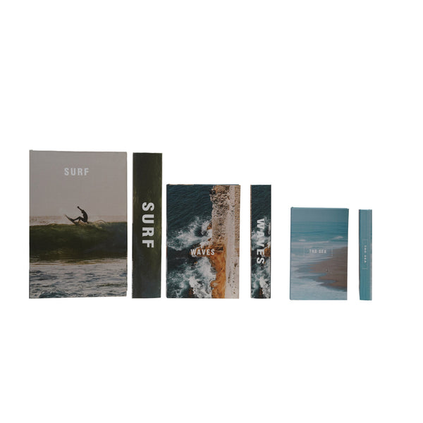 Canvas Book Storage Boxes, 3 Styles