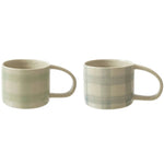 Hand-Painted Stoneware Mug, 2 Colours