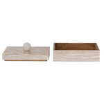 Marbled Resin MDF Box - Pearlized Finish
