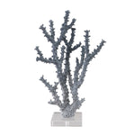 Resin Coral Decor with Acrylic Base - Blue