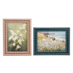 Resin Bobbin Photo Frame 5" x 7", 2 Colours, Sold Separately