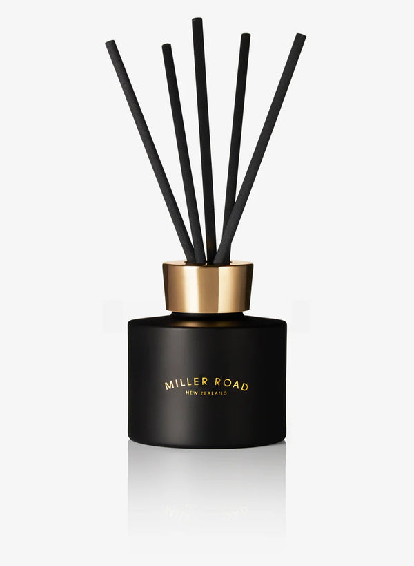 Miller Road Candle & Diffuser Gift Box, Black, Available in 2 Scents