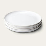 Pearl White Dinner Plates, Set of 4