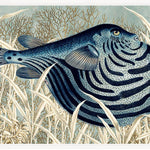 Nile Puffer, 16" x 23"