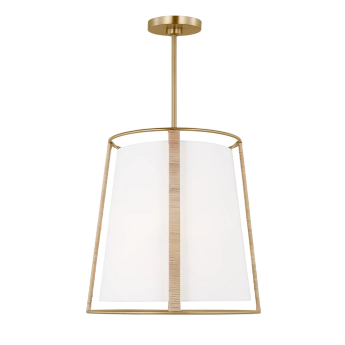 Cortes Large Hanging Shade, Satin Brass
