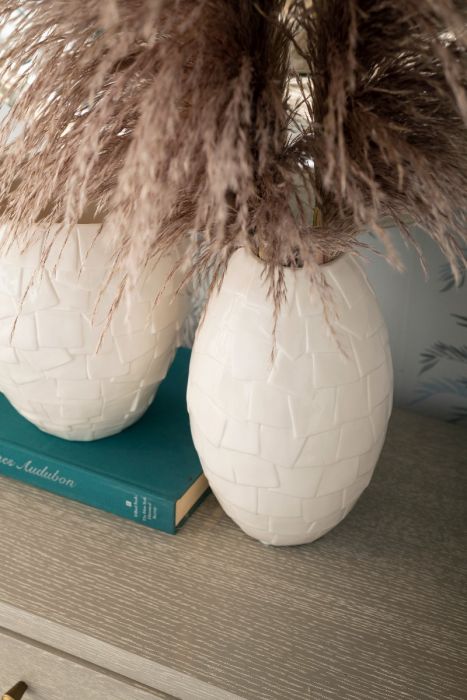 Apsis Vase, Blanc De Chine, 12"