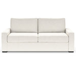 Rogue Sleeper Sofa, Artemis Snow Performance Fabric/Ebony, King, 93"W