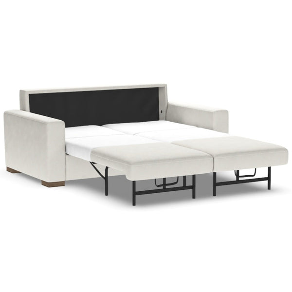 Revere Today Sleeper Sofa, Archer Sand Performance Fabric/Mink, Queen Plus, 82"W