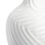 Dune Vase, Cool White, 7.5"Dia x 12.5"H