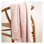 Boucle Indoor/Outdoor Throw, Pink
