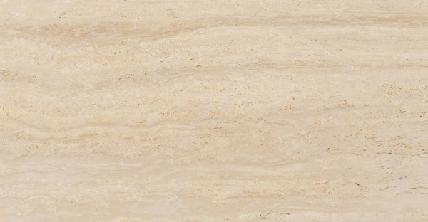 Eden Coffee Table, Light Oak, Travertine, 39.4"Dia × 13.8" H