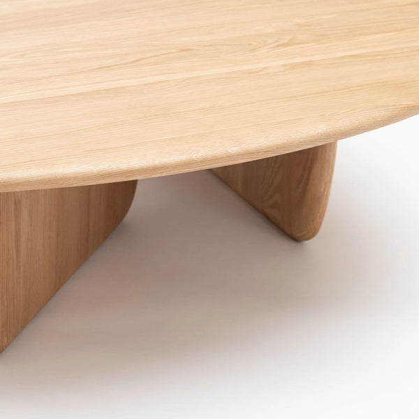 Eden Coffee Table, Light Oak, 47.2" Dia