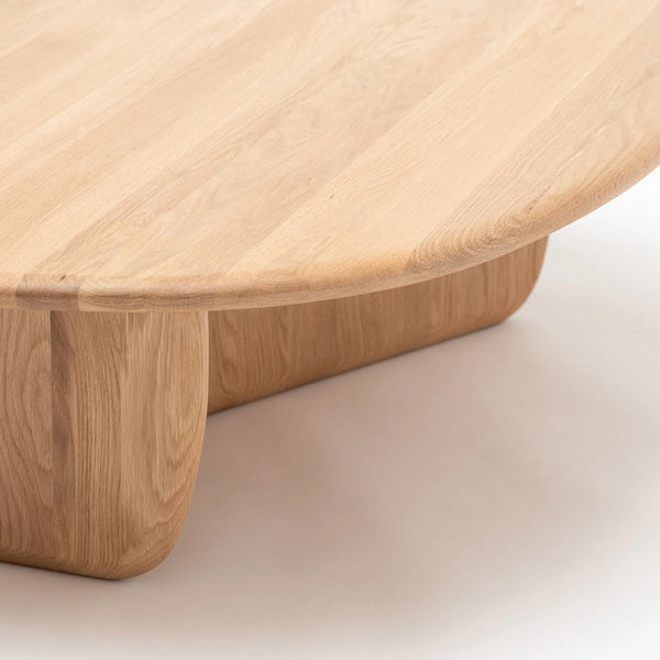 Eden Coffee Table, Light Oak, 47.2" Dia