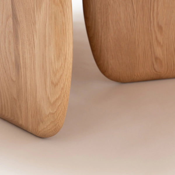 Eden Coffee Table, Light Oak, 47.2" Dia