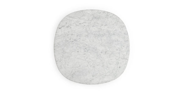 Eden Coffee Table,  Espresso Oak, Marble, 47.2" Dia