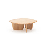 Eden Coffee Table, Light Oak, 39.4"Dia × 13.8"H