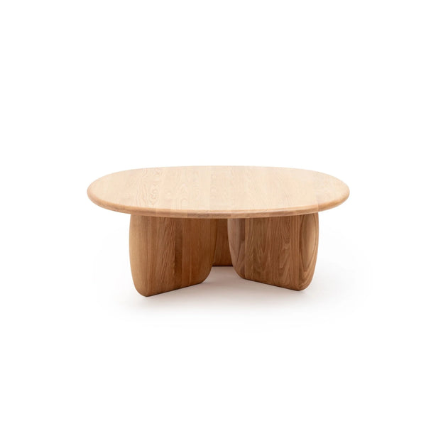 Eden Coffee Table, Light Oak, 39.4"Dia × 13.8"H
