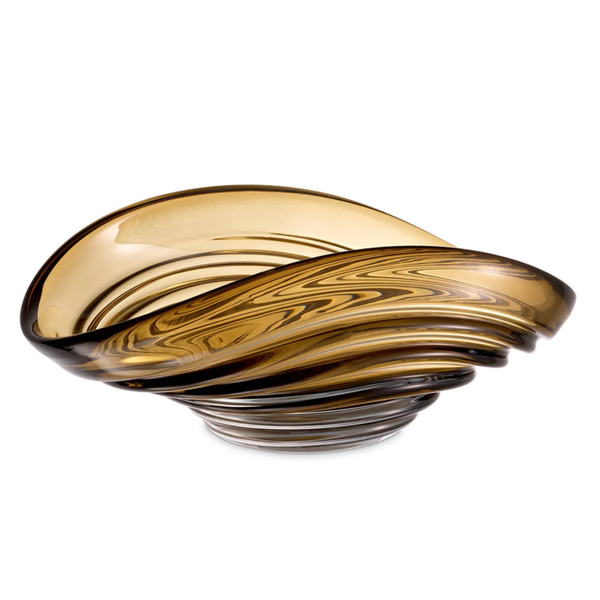 Pheadra Bowl - Glass, 15.75"W x 10.24"L
