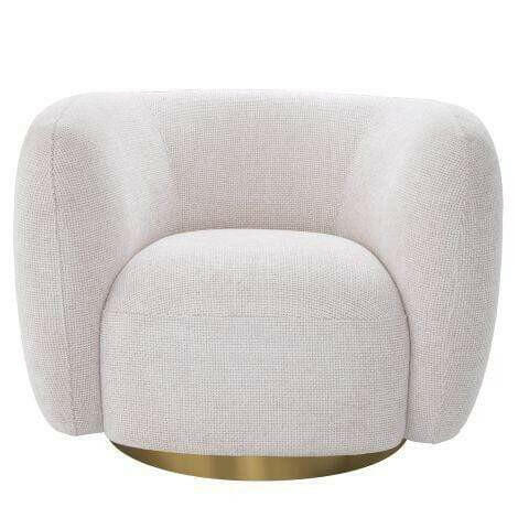 Roxy Swivel Chair, Lyssa Off-White