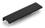 Contemporary 7-1/4" Cabinet Edge Pull, Flat Black, Sold Individually
