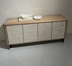 Mojave Travertine Buffet, 73.75"W x 20.25"D x 32"H