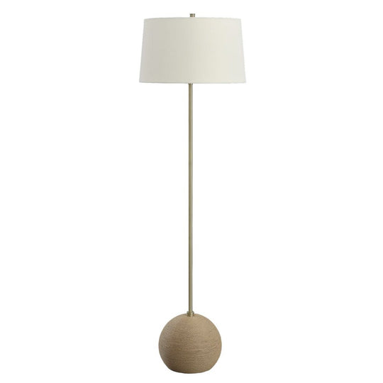 Captiva Floor Lamp, Brass, 65"H