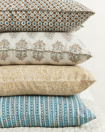 Zhao Tobacco Linen Cushion , 20" x 20"