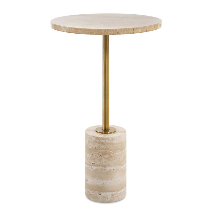 Malya Accent Table, 14"Dia x 24"H