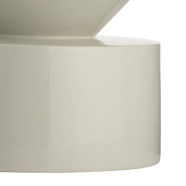 Uma Accent Table - Ivory, 16"Dia