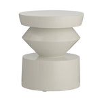 Uma Accent Table - Ivory, 16"Dia