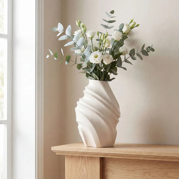 Nazra Short Vase, 14"H