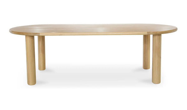 Milo Small Dining Table Oak, 78"W x 39”D