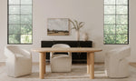 Milo Small Dining Table Oak, 78"W x 39”D